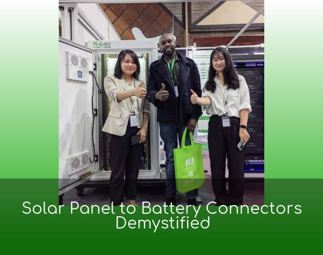 Solar Panel to Battery Connectors Demystified